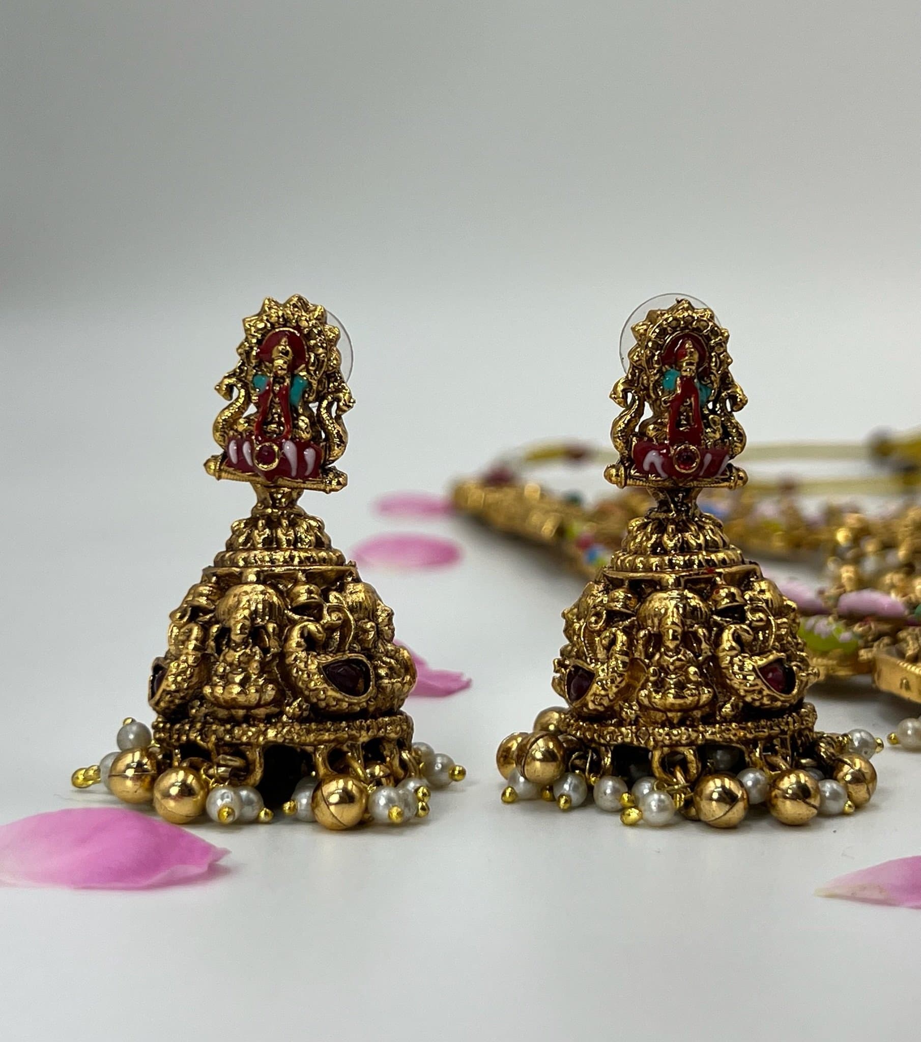 Meenakari Antique Bridal Set - image 6