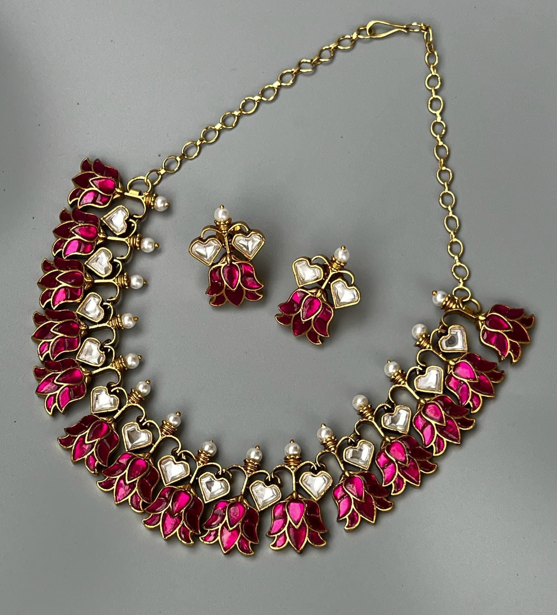 Padma Jadau Lotus Mala